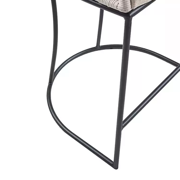 rustic_white_woven_rope_back_counter_stool_6.webp Rustic Woven Rope Back Counter Stool>Kirklands Home Best