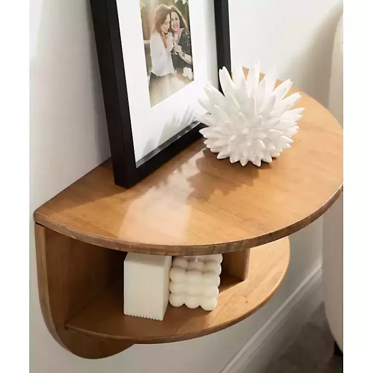 rustic_wood_half_moon_floating_accent_table_10.webp Rustic Wood Half Moon Floating Accent Table>Kirklands Home Flash Sale