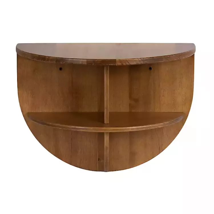 rustic_wood_half_moon_floating_accent_table_5.webp Rustic Wood Half Moon Floating Accent Table>Kirklands Home Flash Sale
