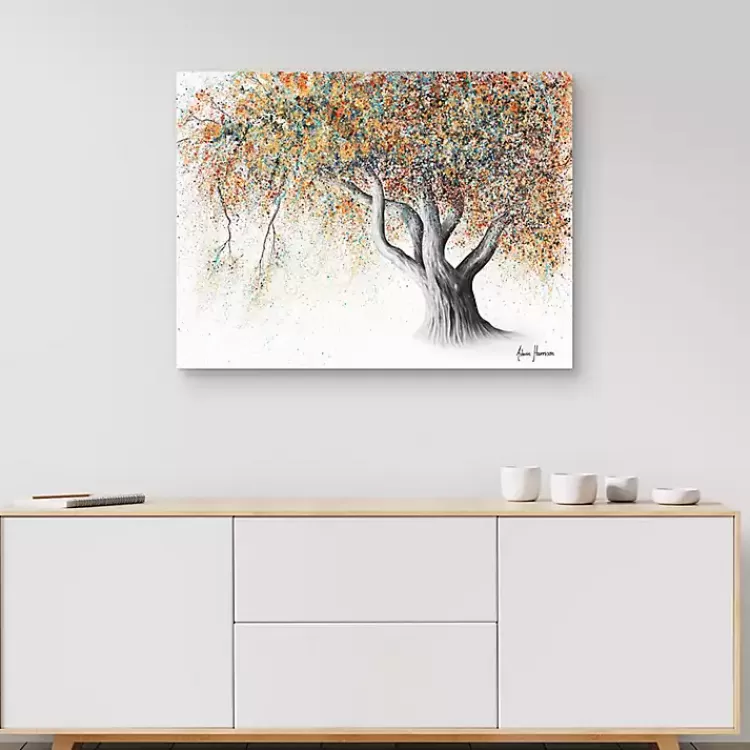 rusty_autumn_tree_canvas_art_print_3.webp Rusty Autumn Tree Canvas Art Print>Kirklands Home Hot