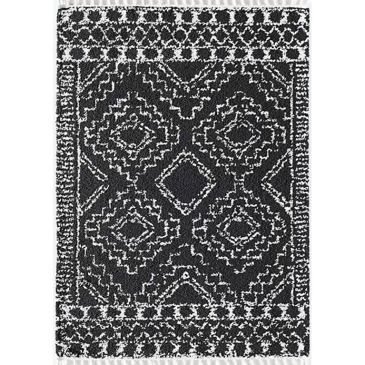 Sable and White Moon Area Rug, 5x7>Kirklands Home Discount