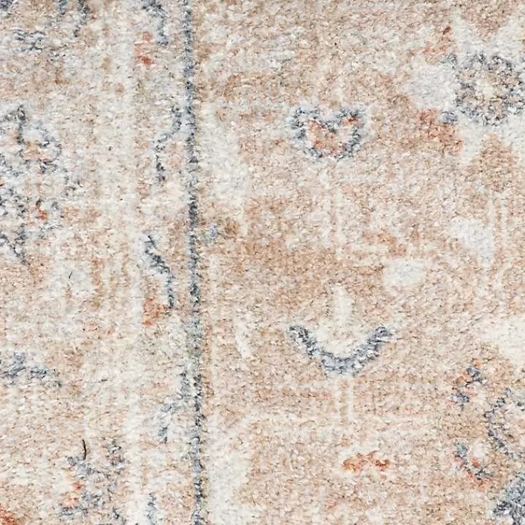 Sage Distressed Medallion Washable Area Rug, 5x7>Kirklands Home Store