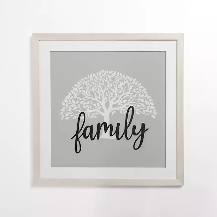 Sage Family Tree Framed Wall Plaque>Kirklands Home Best