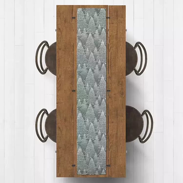 Sage Forest Winter Twill Table Runner, 90 in.>Kirklands Home Store