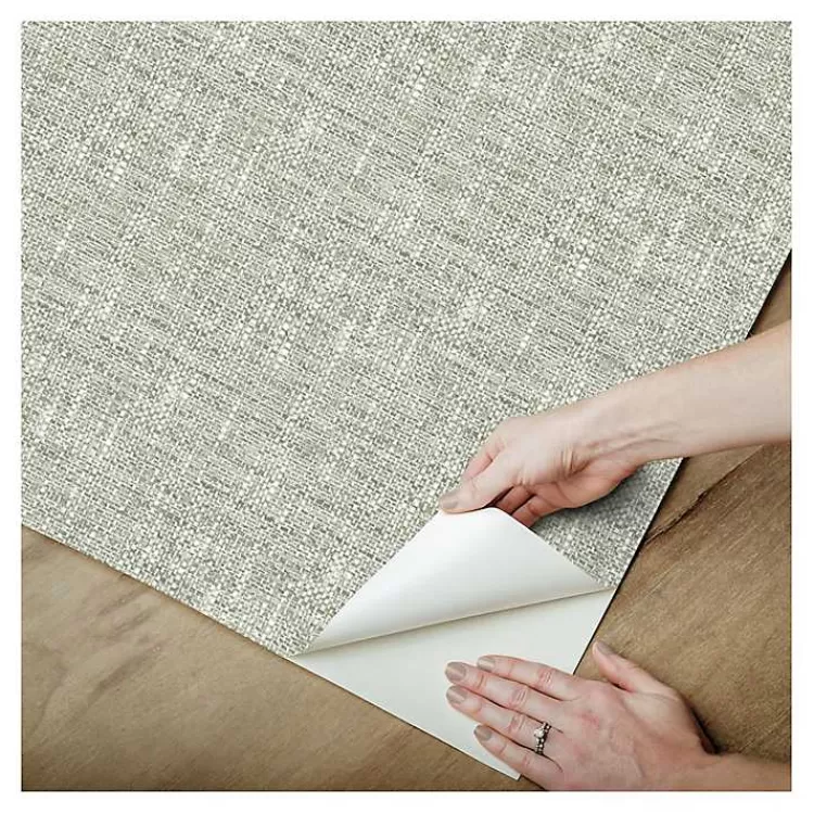 sage_textured_poplin_peel__stick_wallpaper_5.webp Sage Textured Poplin Peel & Stick Wallpaper>Kirklands Home Discount