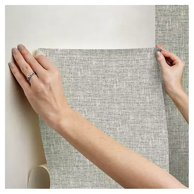 sage_textured_poplin_peel__stick_wallpaper_6.webp Sage Textured Poplin Peel & Stick Wallpaper>Kirklands Home Discount