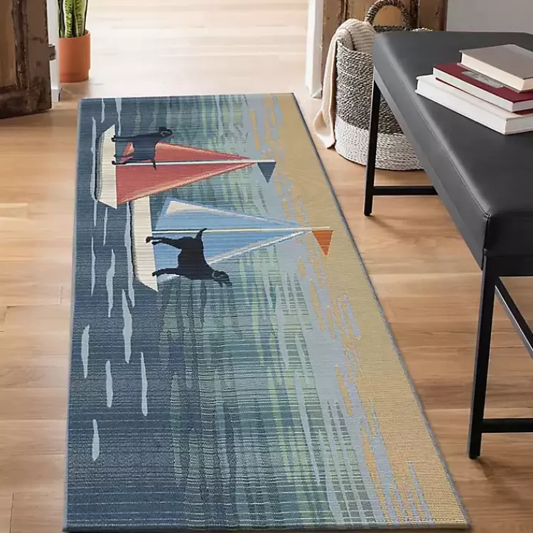 sailboat_dogs_indooroutdoor_runner_x_5.webp Sailboat Dogs Indoor/Outdoor Runner, 1x4>Kirklands Home Outlet