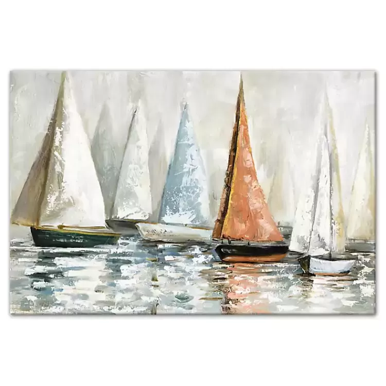Sailboat Dreams Canvas Art Print>Kirklands Home Discount