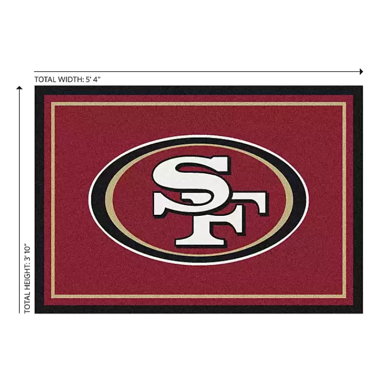 San Francisco 49ers Area Rug, 4x6>Kirklands Home Hot