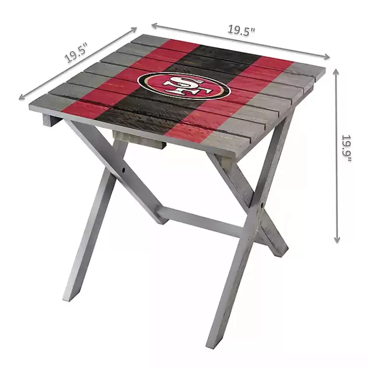 San Francisco 49ers Folding Outdoor Table>Kirklands Home Discount