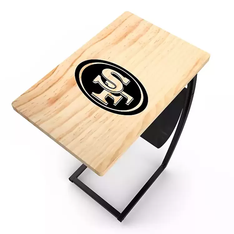 San Francisco 49ers Wood C-Table>Kirklands Home Shop