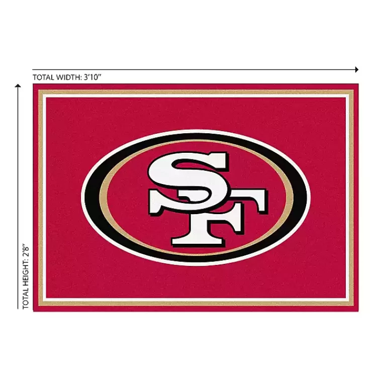 San Fransisco 49ers Area Rug, 3x4>Kirklands Home Hot