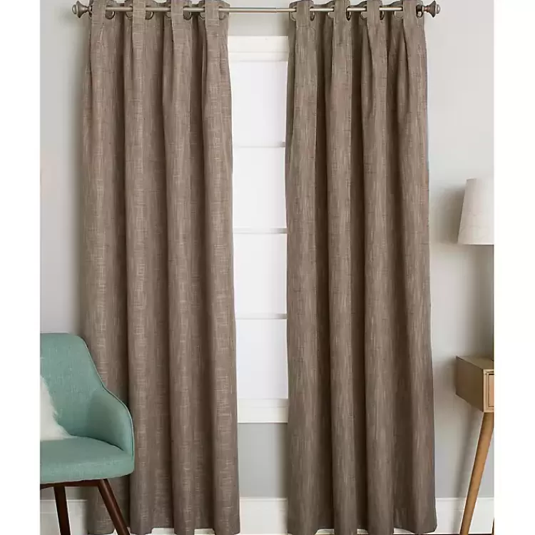 Sand Box Pleated Single Curtain Panel, 84 in.>Kirklands Home Clearance