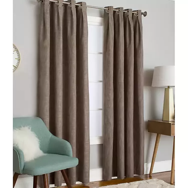 sand_box_pleated_single_curtain_panel__in_2.webp Sand Box Pleated Single Curtain Panel, 84 in.>Kirklands Home Clearance