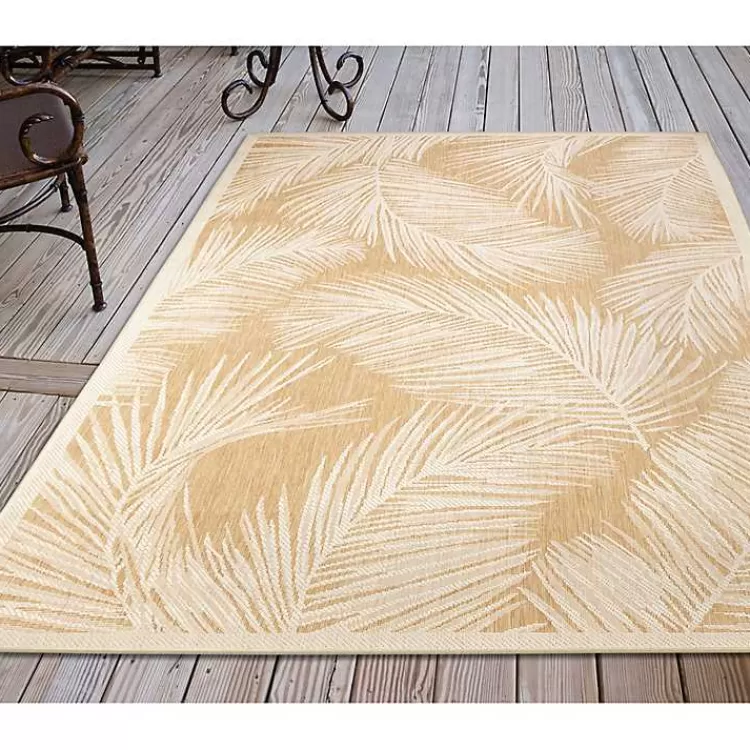 sand_cabo_palm_indooroutdoor_rug_x_2-1.webp Sand Cabo Palm Indoor/Outdoor Rug, 4x7>Kirklands Home Best