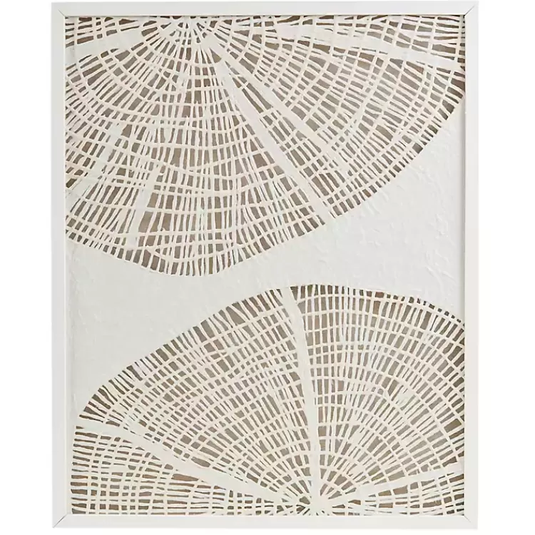 Sand Dollar Rice Paper Shadowbox Wall Plaque>Kirklands Home Online
