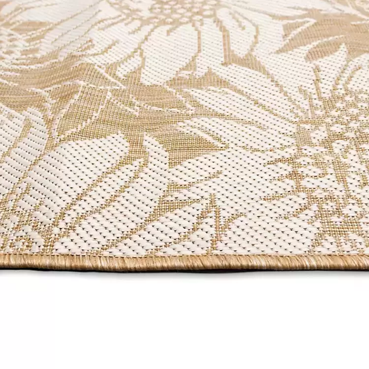 sand_floral_blooms_outdoor_area_rug_x_3.webp Sand Floral Blooms Outdoor Area Rug, 7x9>Kirklands Home Hot