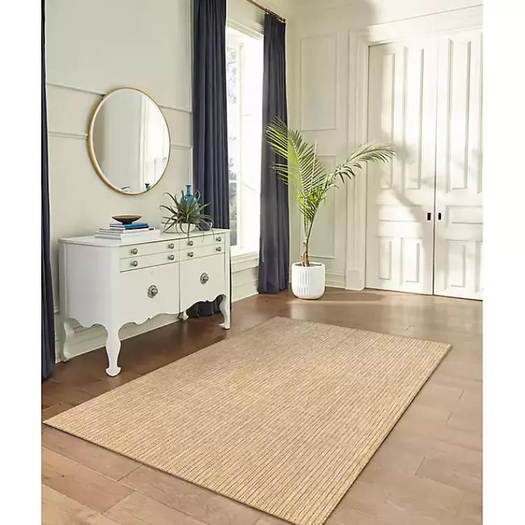 Sand Intertwine Indoor/Outdoor Area Rug, 4x7>Kirklands Home Best Sale