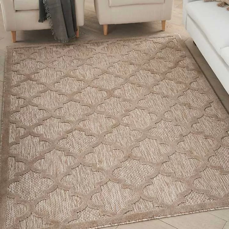 sandstone_natural_trellis_outdoor_area_rug_x_4.webp Sandstone Natural Trellis Outdoor Area Rug, 4x6>Kirklands Home Best Sale