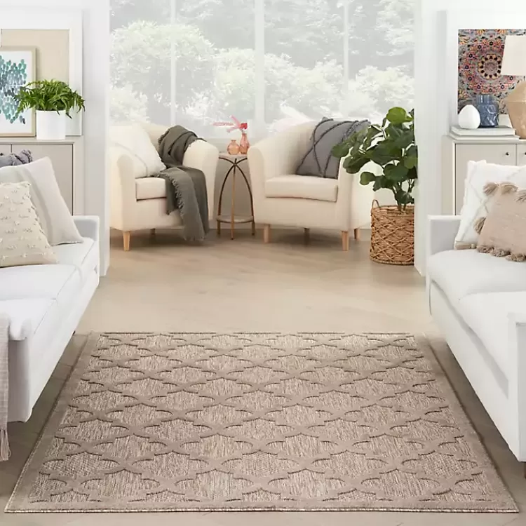 sandstone_natural_trellis_outdoor_area_rug_x_6.webp Sandstone Natural Trellis Outdoor Area Rug, 4x6>Kirklands Home Best Sale