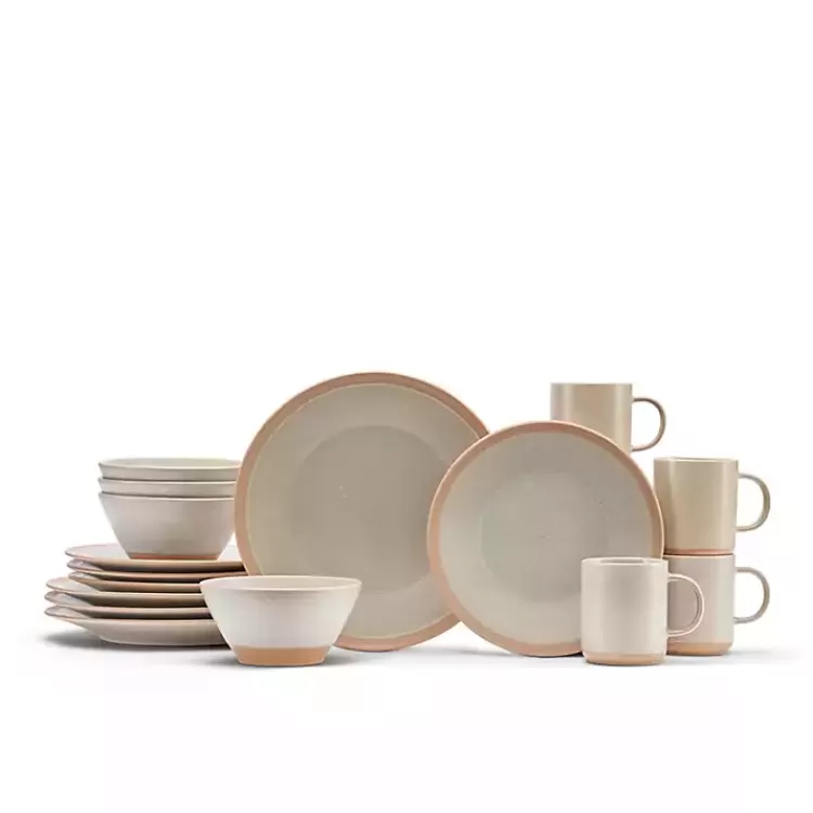 Sandy Beige Speckled 16-pc. Dinnerware Set>Kirklands Home Cheap