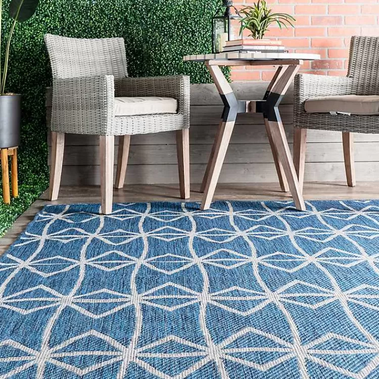 sanford_blue_geometric_shapes_outdoor_rug_x_2-1.webp Sanford Blue Geometric Shapes Outdoor Rug, 8x10>Kirklands Home Fashion
