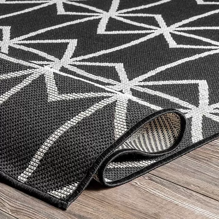 sanford_gray_geometric_shapes_outdoor_rug_x_4.webp Sanford Gray Geometric Shapes Outdoor Rug, 8x10>Kirklands Home Cheap