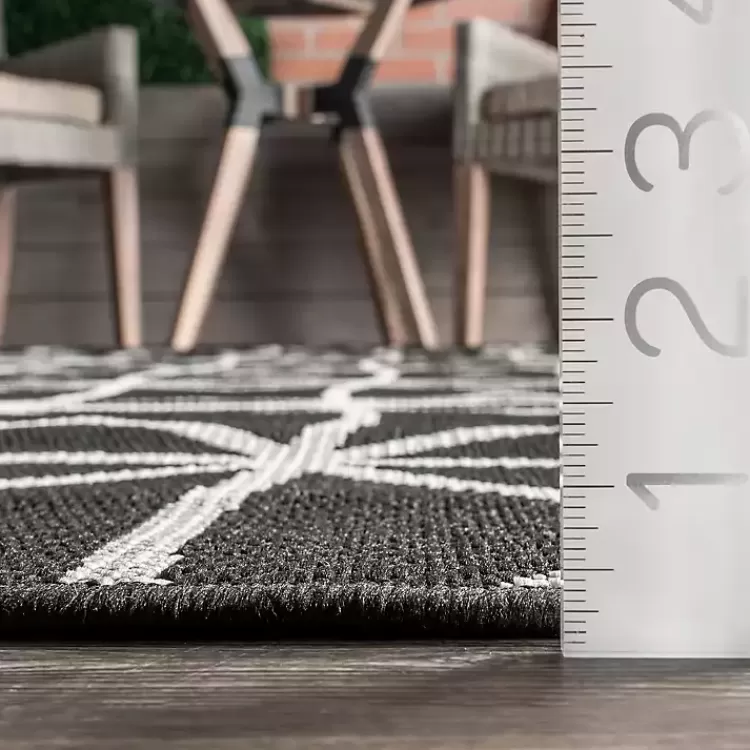 sanford_gray_geometric_shapes_outdoor_rug_x_7.webp Sanford Gray Geometric Shapes Outdoor Rug, 8x10>Kirklands Home Cheap