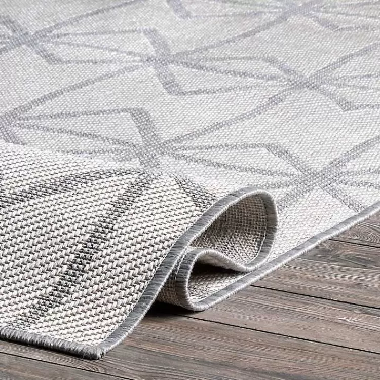 sanford_light_gray_geometric_outdoor_rug_x_4-1.webp Sanford Light Gray Geometric Outdoor Rug, 8x10>Kirklands Home Cheap