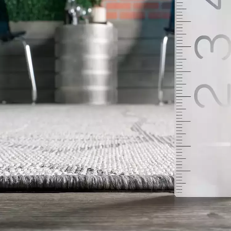 sanford_light_gray_geometric_outdoor_rug_x_7.webp Sanford Light Geometric Outdoor Rug, 5x8>Kirklands Home Discount