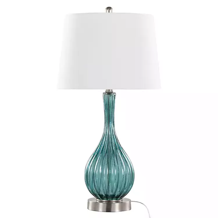 Sapphire Crackle Glass Table Lamps, Set of 2>Kirklands Home Sale