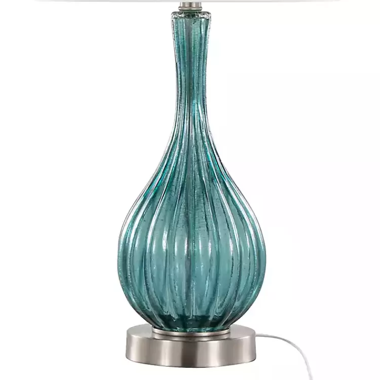 sapphire_crackle_glass_table_lamps_set_of__3.webp Sapphire Crackle Glass Table Lamps, Set of 2>Kirklands Home Sale