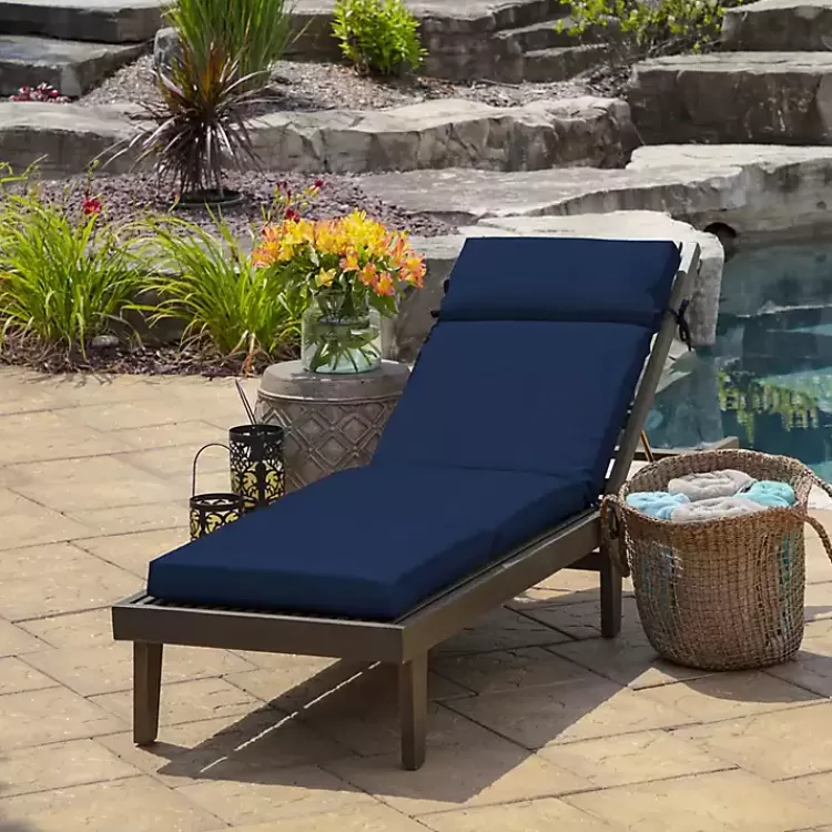 Sapphire Leala Texture Outdoor Chaise Cushion>Kirklands Home Cheap