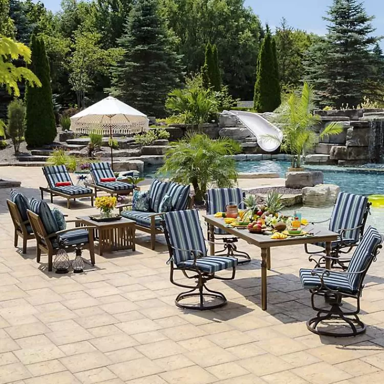 sapphire_stripe_pc_outdoor_deep_seat_cushion_6.webp Sapphire Stripe 2-pc. Outdoor Deep Seat Cushion>Kirklands Home Best Sale