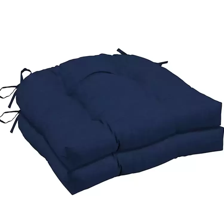 Sapphire Texture 2-pc. Outdoor Wicker Cushion Set>Kirklands Home Cheap