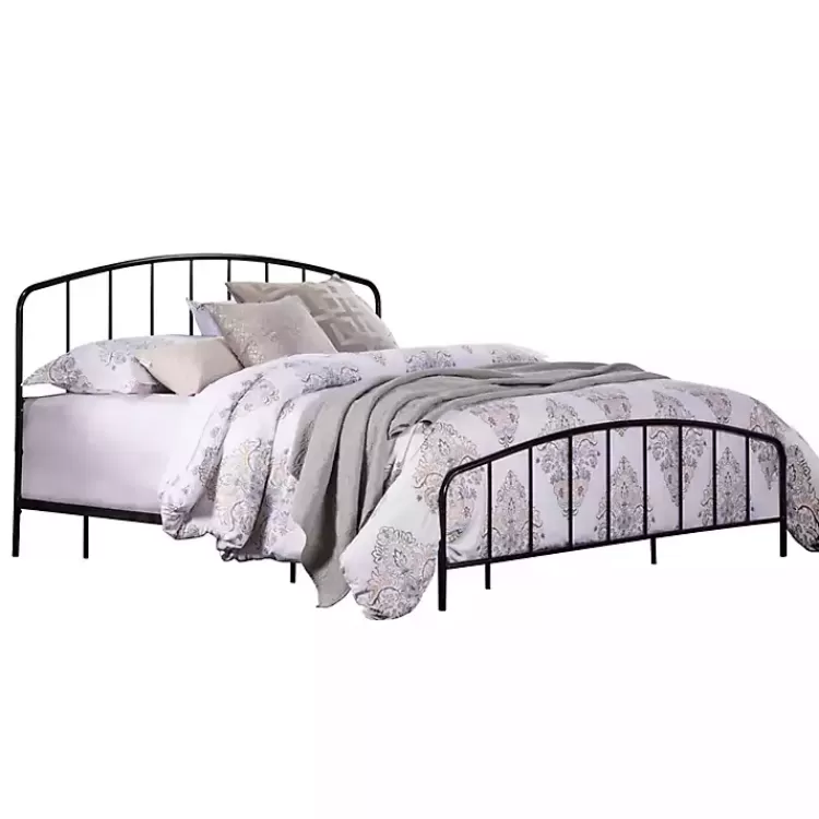 Satin Metal Spindle King Headboard Set>Kirklands Home Clearance