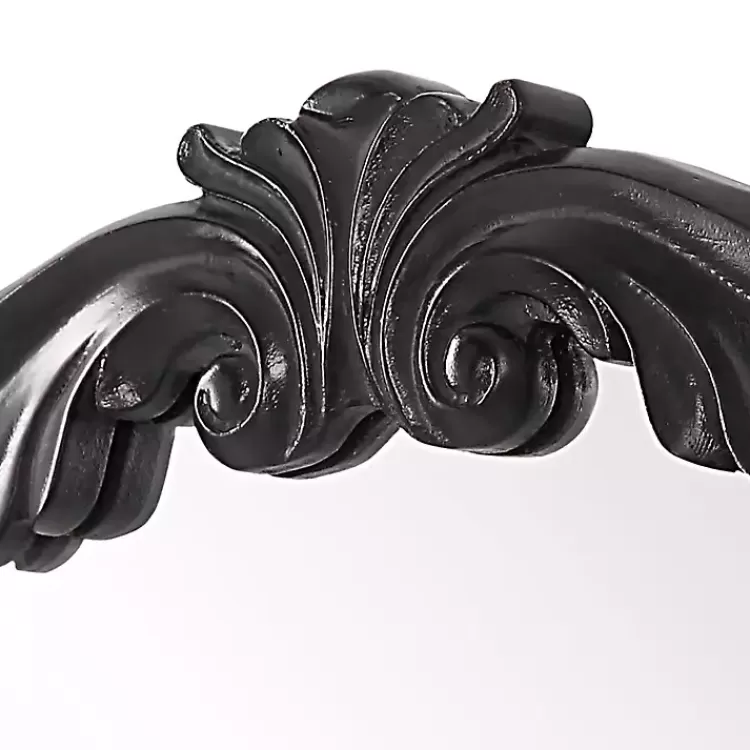 satin_black_ornate_round_wall_mirror_3.webp Satin Black Ornate Round Wall Mirror>Kirklands Home Cheap