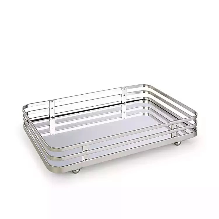 satin_nickel_mirrored_vanity_tray_2.webp Satin Nickel Mirrored Vanity Tray>Kirklands Home Cheap