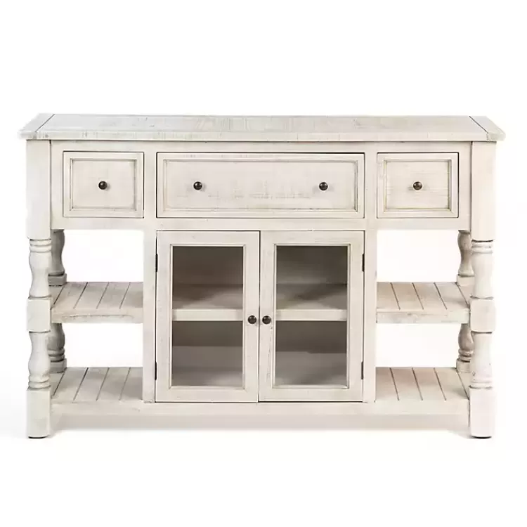 Savannah Cream Distressed Cabinet>Kirklands Home Cheap