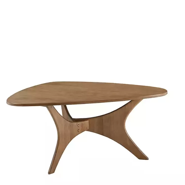 Savannah Wooden Triangle Coffee Table>Kirklands Home Store