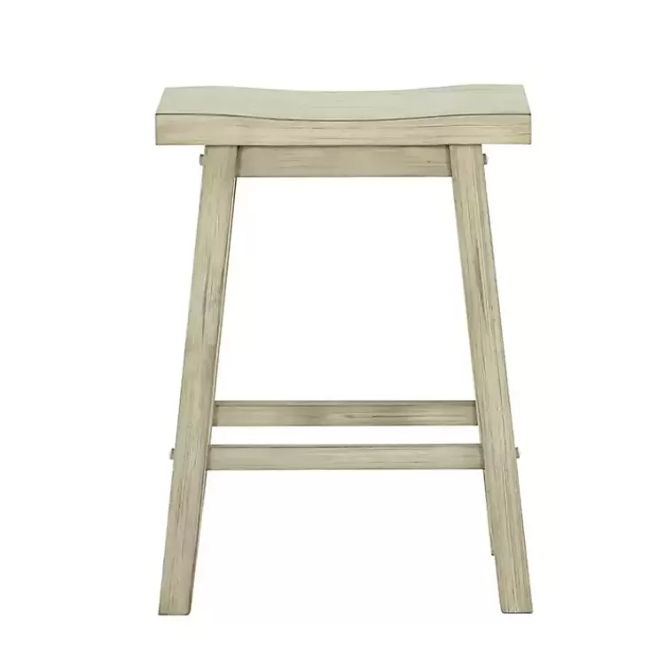 Sawgrass Wooden Saddle Seat Counter Stool>Kirklands Home Sale
