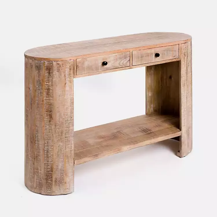 sawmark_drawer_console_table_2.webp Sawmark 2-Drawer Console Table>Kirklands Home Outlet