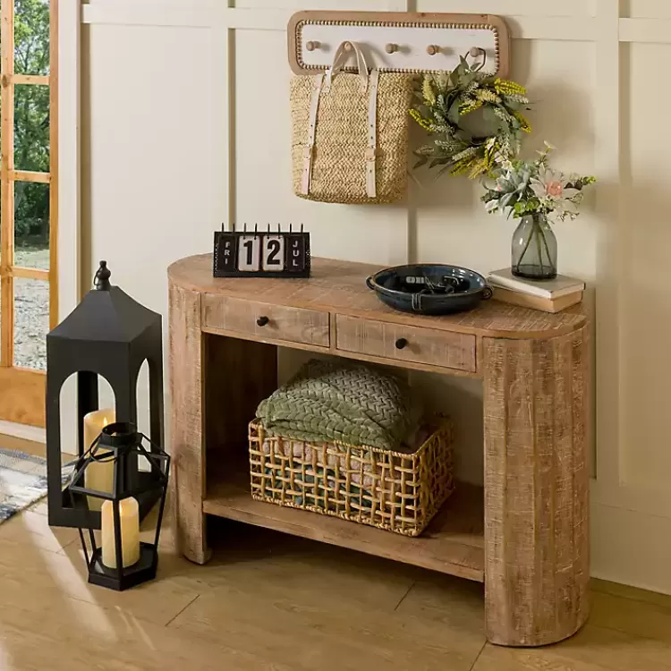 sawmark_drawer_console_table_7.webp Sawmark 2-Drawer Console Table>Kirklands Home Outlet