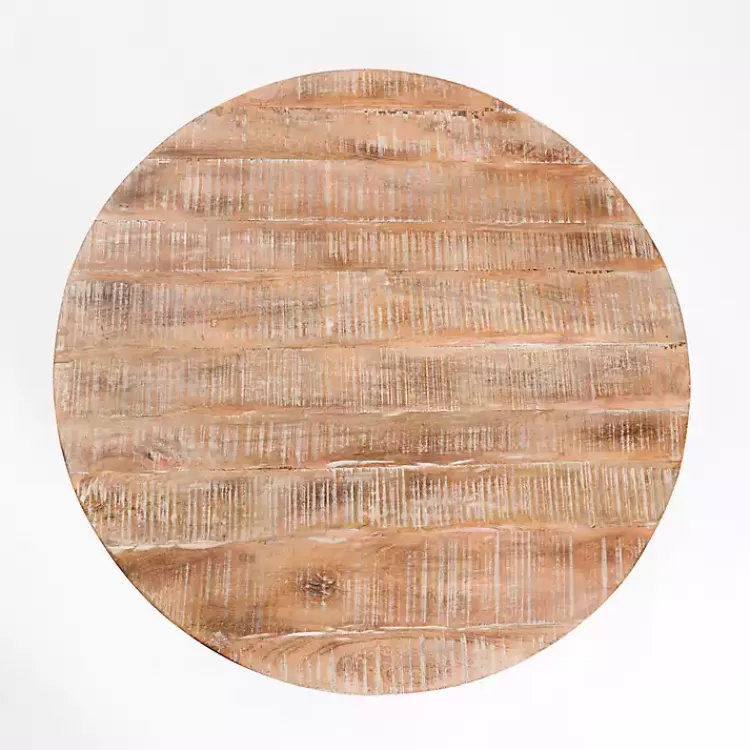 sawmark_round_drum_coffee_table_2.webp Sawmark Round Drum Coffee Table>Kirklands Home Online