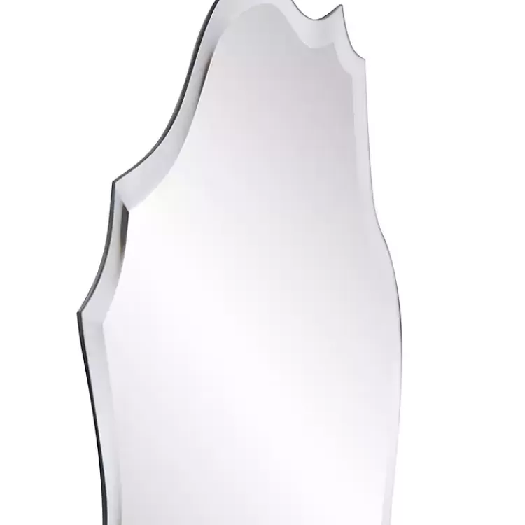 scalloped_rectangular_frameless_wall_mirror_3.webp Scalloped Rectangular Frameless Wall Mirror>Kirklands Home Outlet