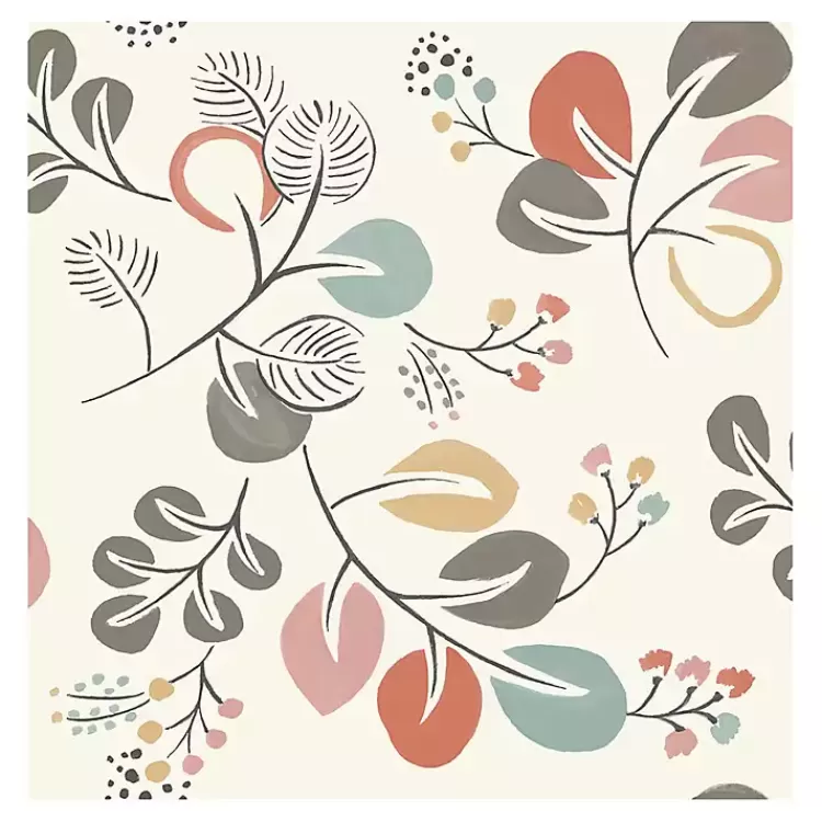 Scandinavian Botanical Peel & Stick Wallpaper>Kirklands Home Flash Sale