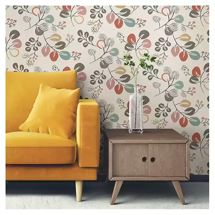 Scandinavian Botanical Peel & Stick Wallpaper>Kirklands Home Flash Sale