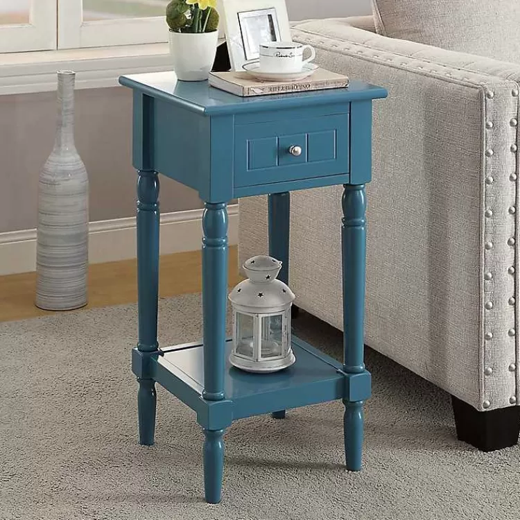 Sea French Country Square Accent Table>Kirklands Home Sale