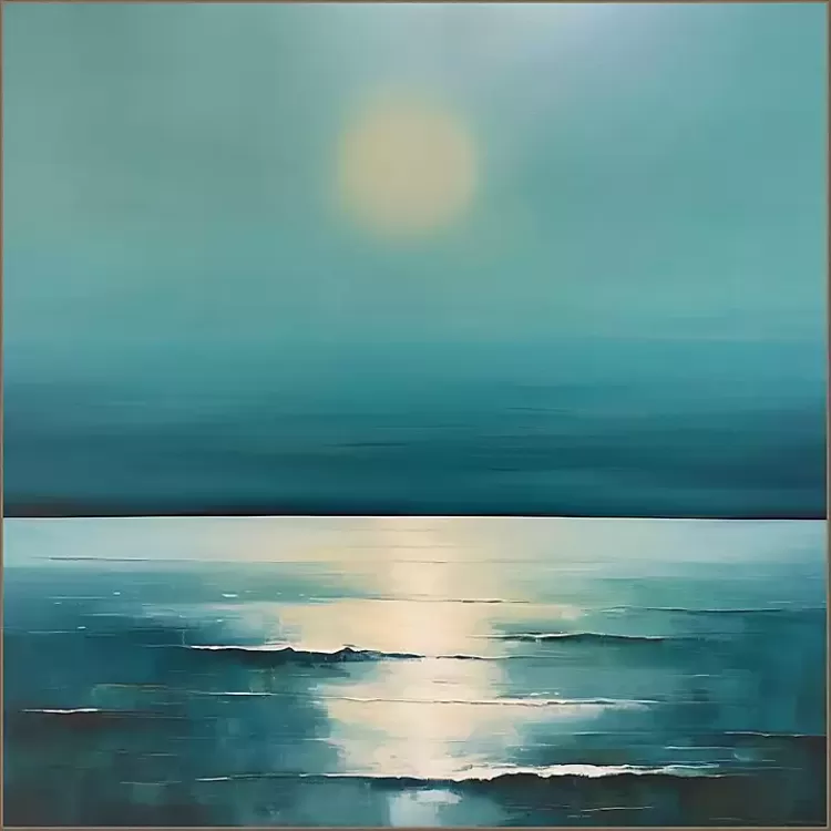 Sea Sunrise Framed Canvas Art Print>Kirklands Home Hot