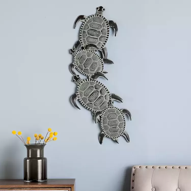 Sea Turtle Metal Plaque>Kirklands Home Store